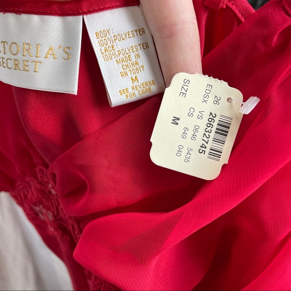 NWT Vintage Victoria’s Secret Red Intimate Teddy - Picture 5 of 13